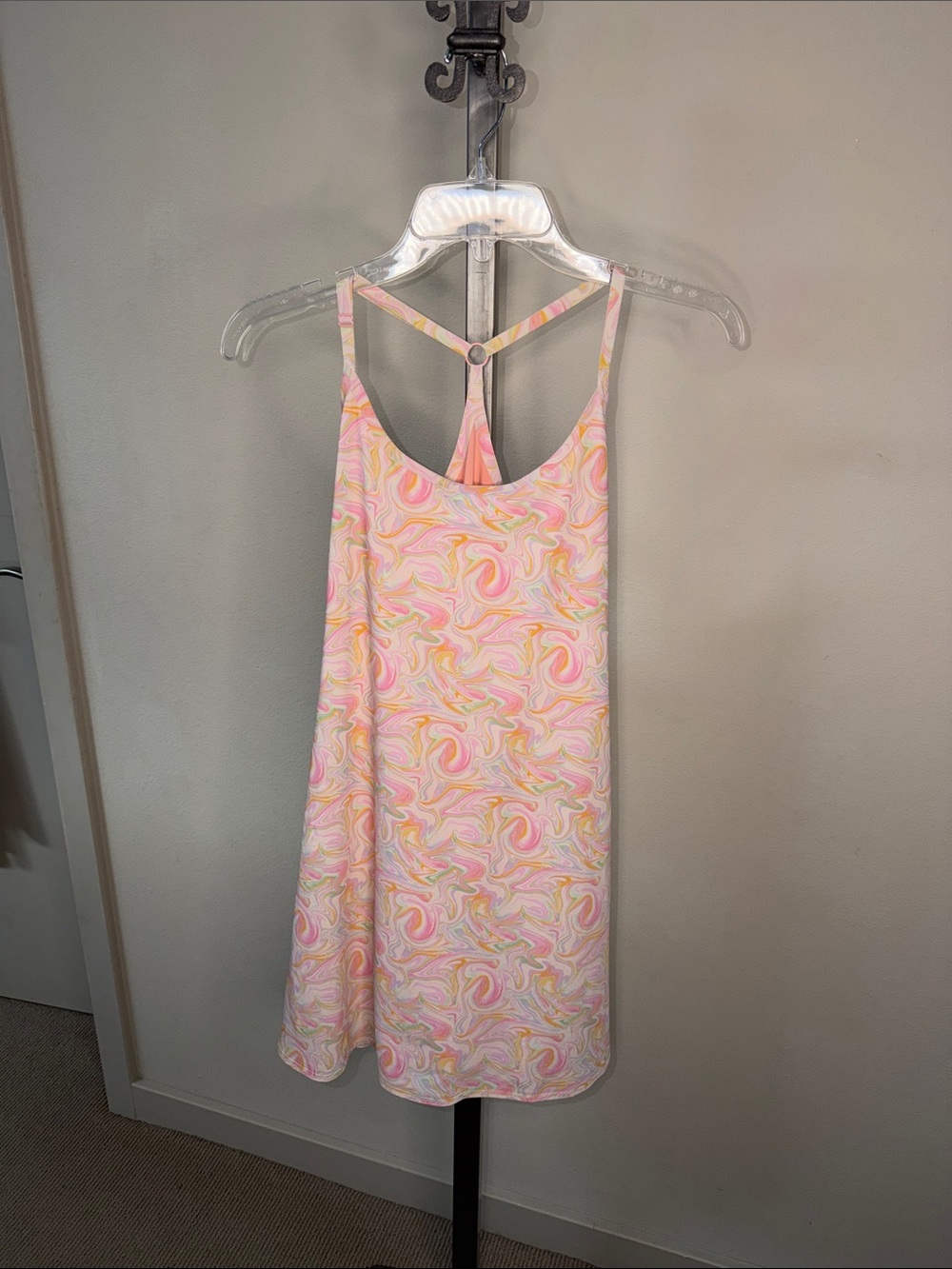EUC Outdoor Voices The Exercise Dress Pink Marble size Medium